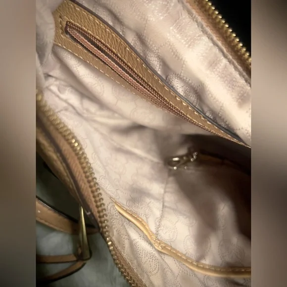 Michael Kors Tan Leather Crossbody Bag - Picture 6 of 6